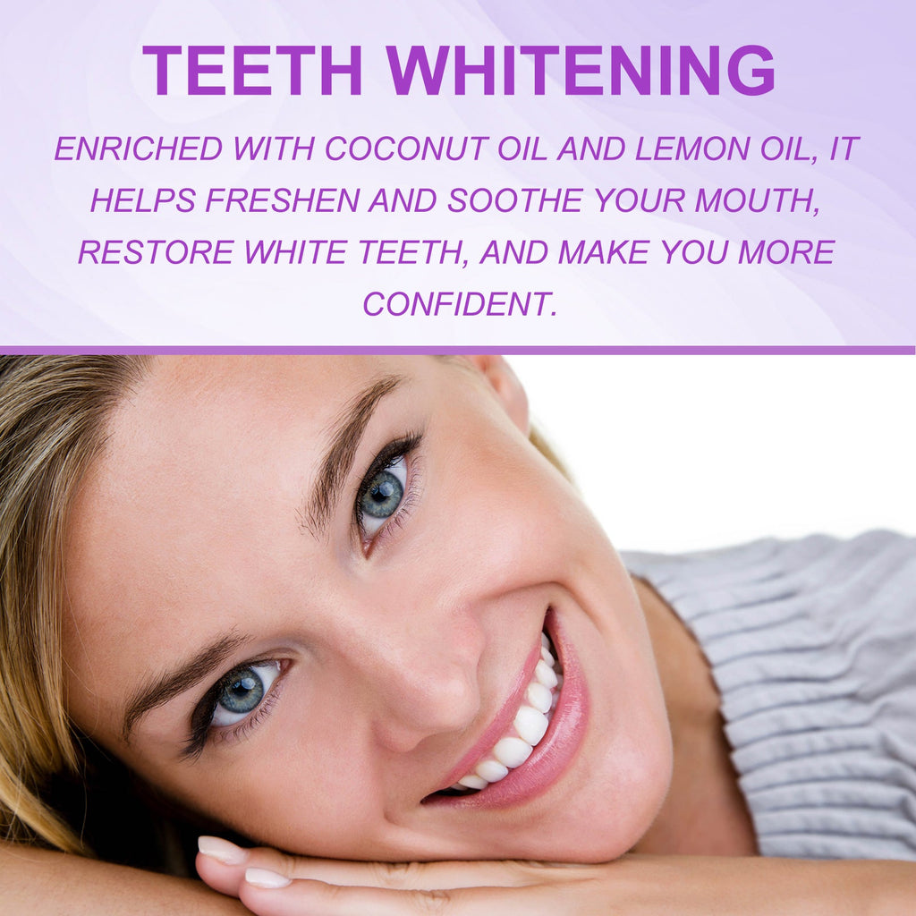 Purple Whitening Dental Strips – Deep Cleaning & Stain Removal