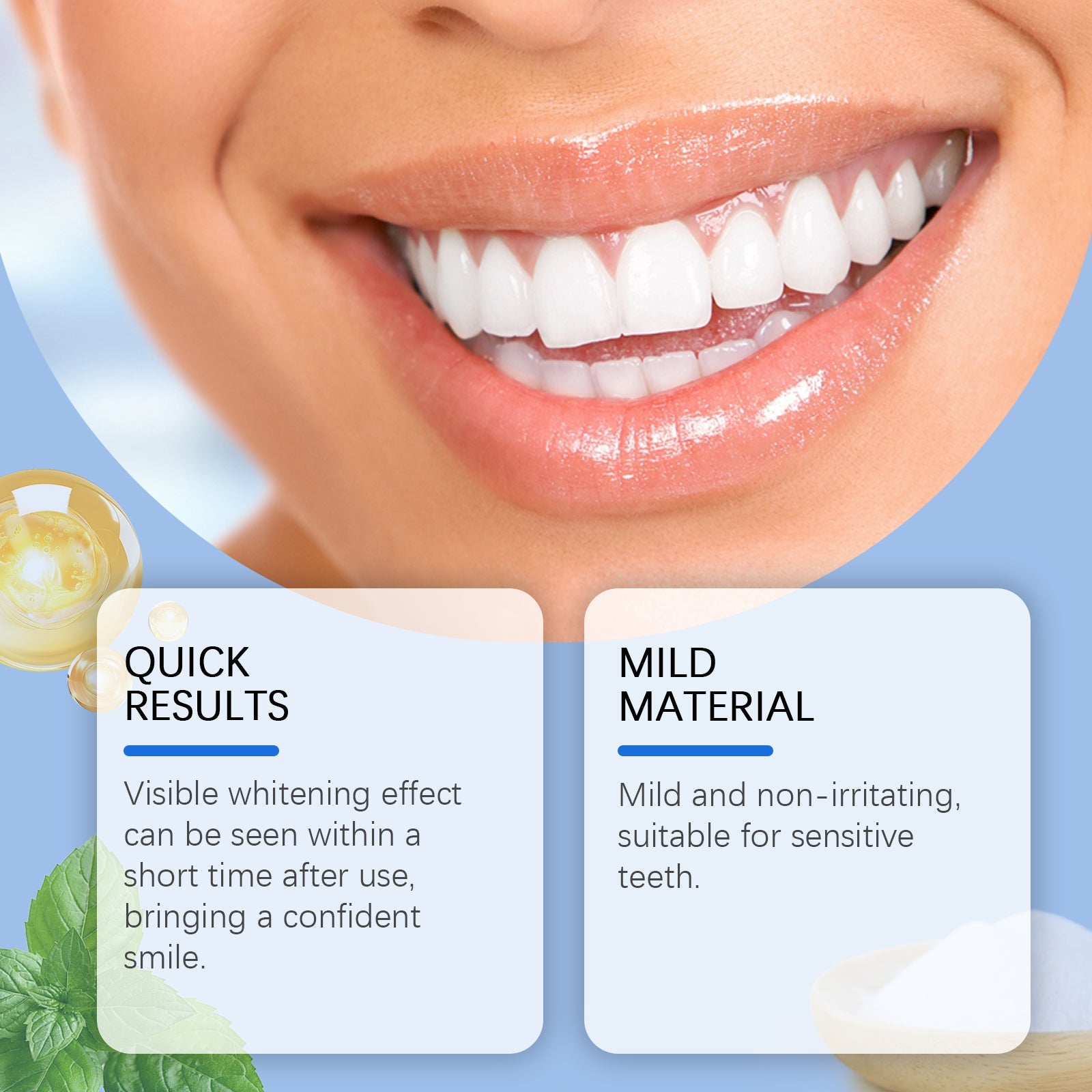 Peppermint Whitening Strips – Vitamin C Formula