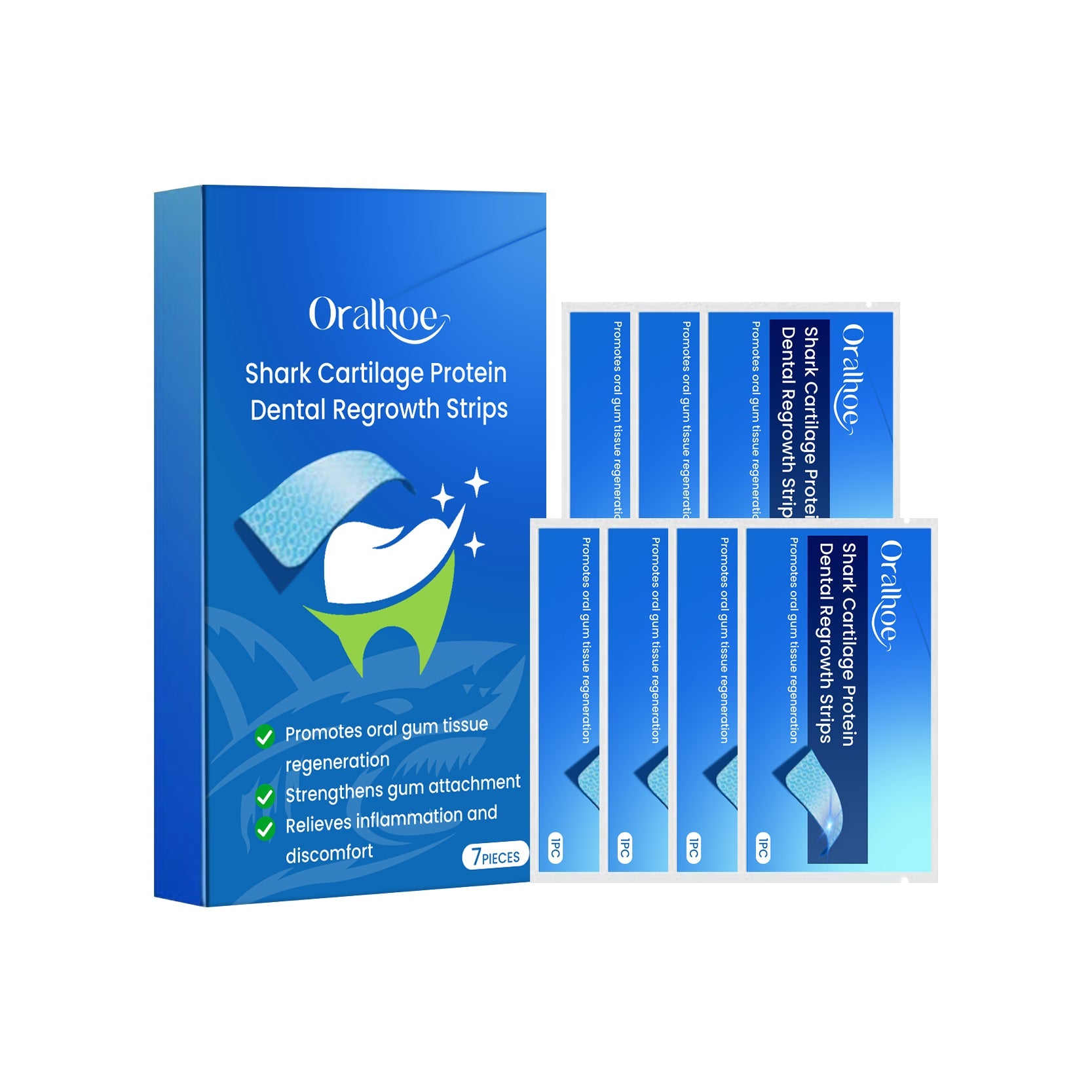 Peppermint Whitening Strips – Vitamin C Formula