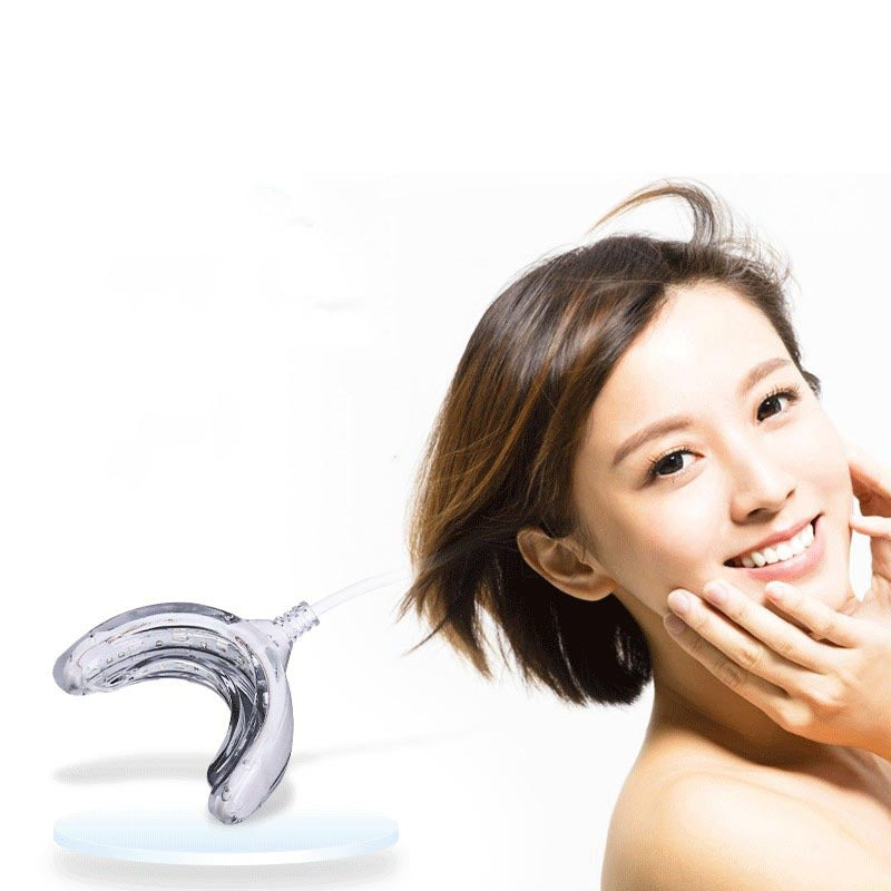 Smart LED Teeth Whitening Device – Portable USB-Powered